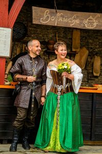 Mittelalterliches Hochzeitskleid