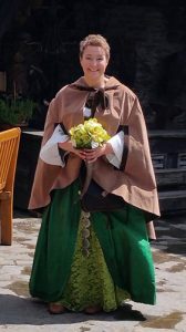 Mittelalterliches Hochzeitskleid